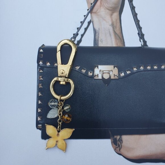 Butterfly Charms Key Chain Key Ring Handbag Purse Pendant Accessory - Picture 2 of 3